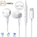 USB Type C Google Chip DAC Earphones Magnetic Sports Stereo Earbuds with Wired Control Microphone For XiaoMi Redmi Huawei Pixel. 
