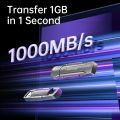 MOVESPEED 1000MB/s Pendrive USB 3.2 Gen 2 Type C Flash Drive 2TB 1TB 512GB 256GB 128GB Pen Drive for Smartphone Tablet PC Laptop. 