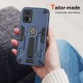 For Motorola Edge 30 Neo Case Hard With Stand Magnetic Shockproof Protective Back Cover Case.