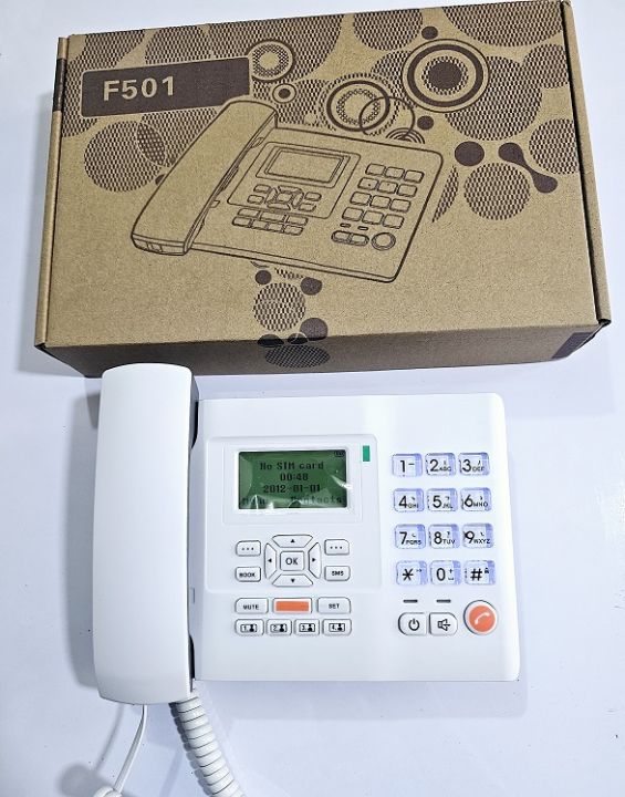 Huawei%20F501%20Land%20Phone%20Desk%20Phone%20Single%20Sim%20White%20and%20black%20-%20Image%204