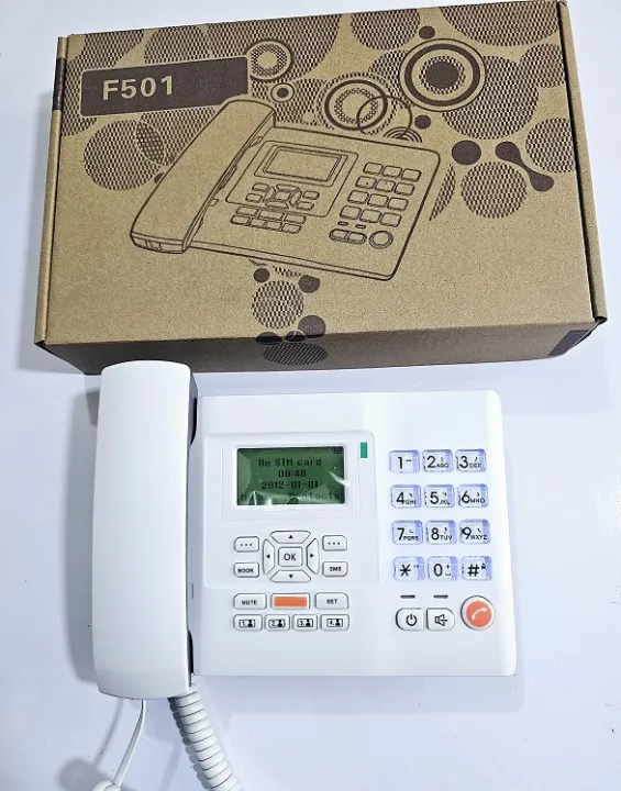 Huawei%20F501%20Land%20Phone%20Desk%20Phone%20Single%20Sim%20White%20and%20black%20-%20Image%204