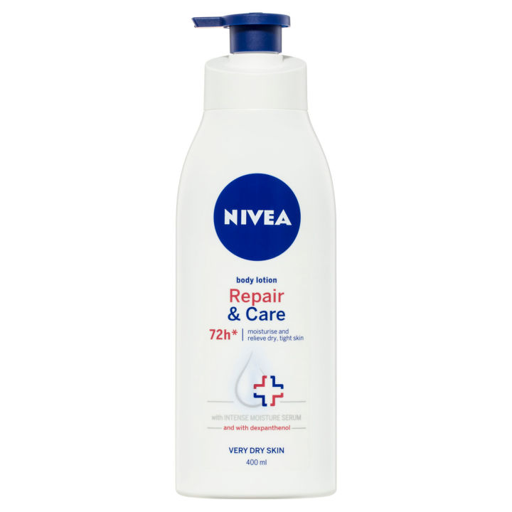 400 ml Nivea Repair & Care Body Lotion International Germany product used for male/ female