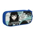 Custom Muichiro Tokito Demon Slayer Kawaii Pencil Case Girl Boy Large Capacity Kimetsu No Yaiba Pencil Pouch Student School.