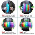 1 pcs Portable Chair Adjustable Retractable Folding Stool Colorful with Storage Bag Easy Carrying Suitable for Fishing, Traveling, Hiking. 