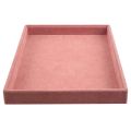 2x Pink Velvet Jewelry Ring Display Organizer Case Tray Necklace Earrings Bangle Storage Box Round Bar & Empty Dish. 