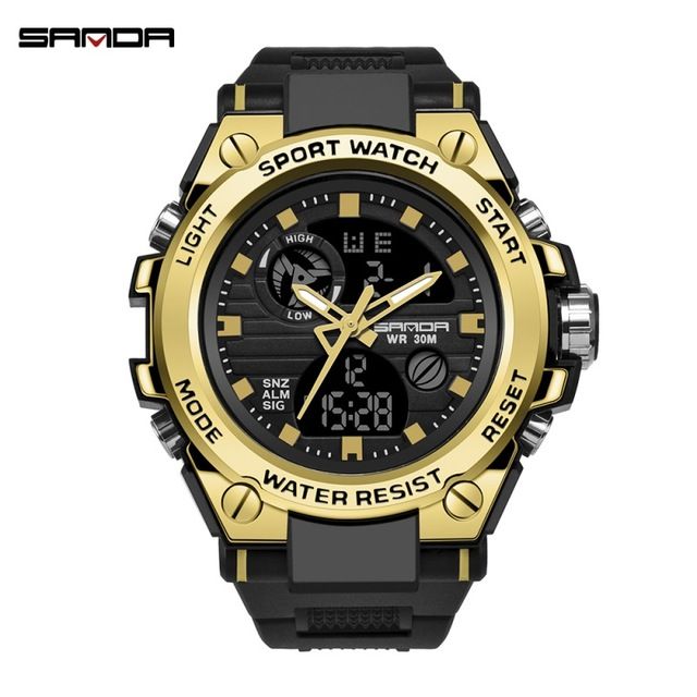 【Simple 3C】（NEW）New  739 Sports Men's Watches Top Luxury Quartz Watch Men Waterproof S Shock relogio