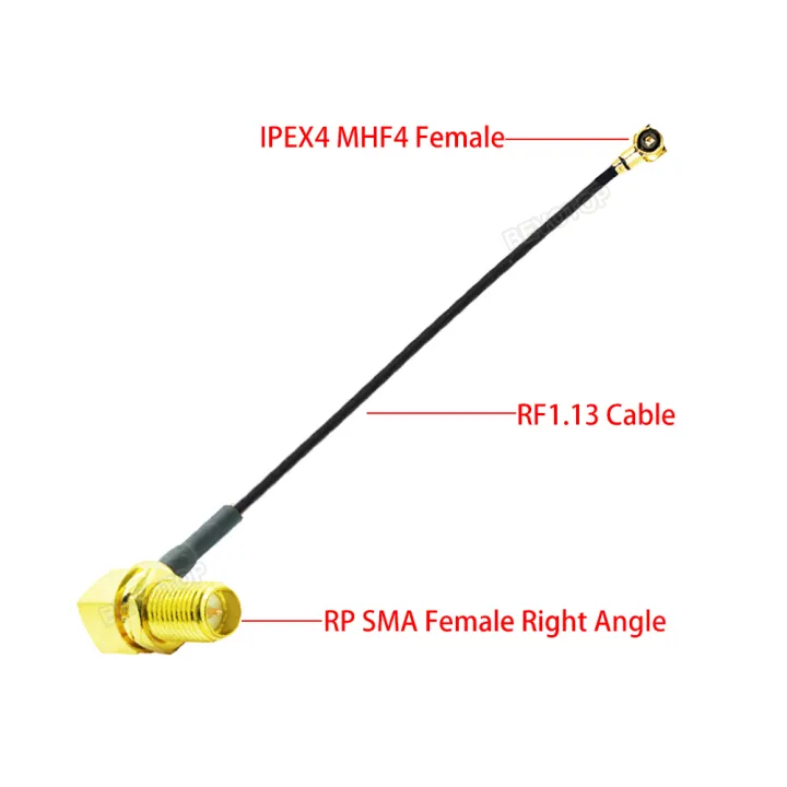 10pcs/Lot%20IPEX4%20Cable%20IPEX4%20MHF4%20to%20SMA%20WIFI%20Antenna%20RcheerfulF%20Cable%20RF1.13%20Pigtail%20Extension%20Cable%20Assembly%205CM-100CM%20-%20Image%205