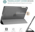 For iPad 4 Case Models A1458 A1459 A1460 Lightweight Slim Shell Cover for iPad 234 5/6/7/8/9 10.2 10.5 Translucent Back Cover. 