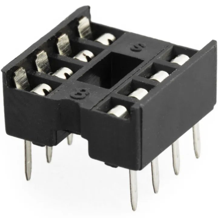 5Pcs-%208Pin%20IC%20Base%208%20Pin%20Leads%20PCB%20Mount%20Low%20Cost%20IC%20Socket%20DIL%20DIP%20IC%20Socket%20PCB%20Mount%20Connector%20Adaptor%20Solder%20Type%20IC%20Base%20Socket%208%20Pin%20IC%20Base%20-%20Image%203