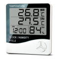 HTC-1 Lcd Display Digital Room Temperature & Humidity Meter Clock.