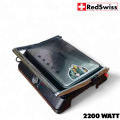 RedSwiss Big Size Electric Sandwich Maker/Sandwich Press/ Sub-sandwich Maker (Black) RSWM 180D1/2200 watt.