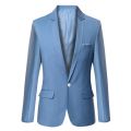 【Best value】 Blue Men Blazers Work Office 2022 Men Tuxedos For Formal Occasions Pockets Coat Blazers Male Men's Business Slim Blazers.