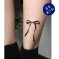 Herbal juice small bow tattoo sticky lady knot simple bow cute girl wrist ankle shoulder.