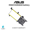 C21N1634 Asus VivoBook X542 X542U X542B A542U A580U R542 R542U Series laptop battery. 