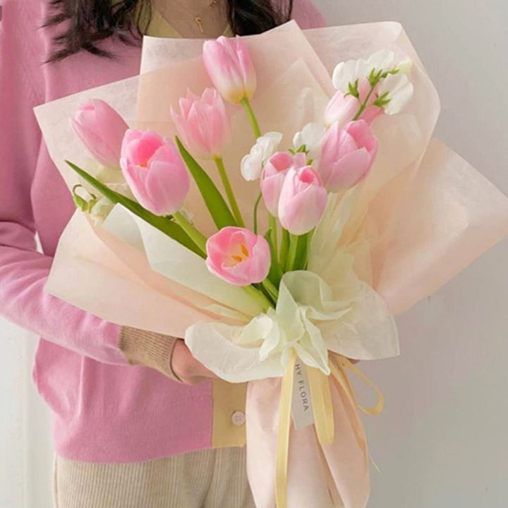 48Pcs%20Wedding%20Flower%20Wrapping%20Paper%20Portable%20Waterproof%20Environmental%20Friendly%20Bouquet%20Wrapping%20Material%20Milk%20Cotton%20High%20Quality%20Flower%20Packaging%20Paper%20-%20Image%205