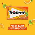 Trident Tropical Twist Flavor Sugar Free Gum X 14 Soft Gum. 