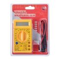 Dt830D Dt-830D 830D Mini Digital Multimeters Voltmeter Voltage Ammeter Ampere Ohm Meter Test Probe Dc Ac Lcd Display Ac 750V Dc 1000V Buzzer Overload Protection Square Wave Output Digital Multimeter. 