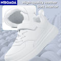 New Fashion Black Children Shoes Pu Leather Kids Casual Sneakers School Running Shoes for Boy Girls White Tennis.
