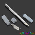 Precision Hobby_Knife, Stainless Steel Cutter Craft_Knife Set With 5 Pieces Blade - Cutter. 
