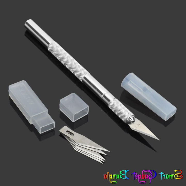 Precision%20Hobby_Knife,%20Stainless%20Steel%20Cutter%20Craft_Knife%20Set%20With%205%20Pieces%20Blade%20-%20Cutter%20-%20Image%203