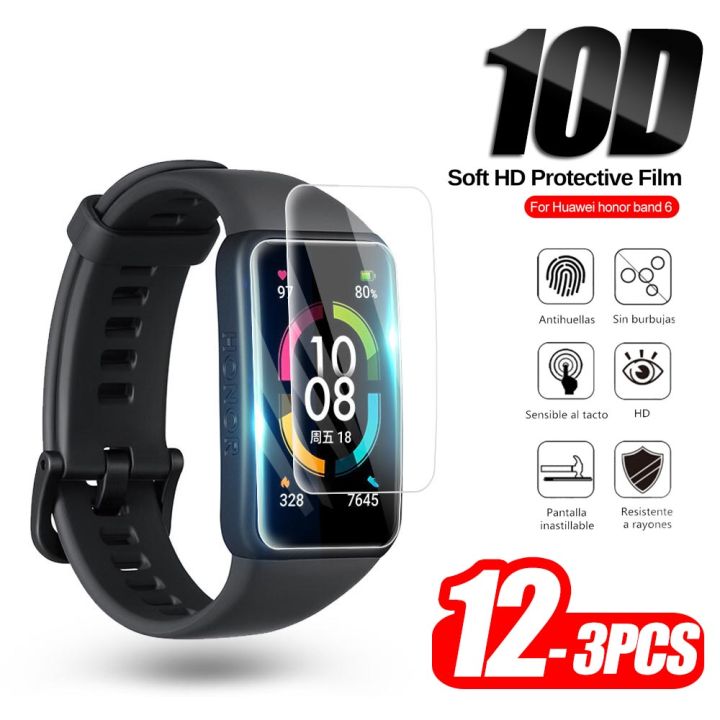 NEW）For Huawei Honor Band Band6 3-12pcs Full Curved Screen