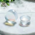 KUBOOZ Fashion Transparent Glass Colorful Ear Piercing Plugs Gauges Expanders Body Jewelry Earring Tunnels Stretchers 2PCS.
