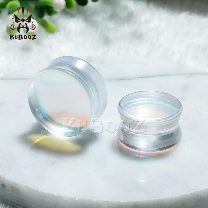 KUBOOZ%20Fashion%20Transparent%20Glass%20Colorful%20Ear%20Piercing%20Plugs%20Gauges%20Expanders%20Body%20Jewelry%20Earring%20Tunnels%20Stretchers%202PCS%20-%20Image%203