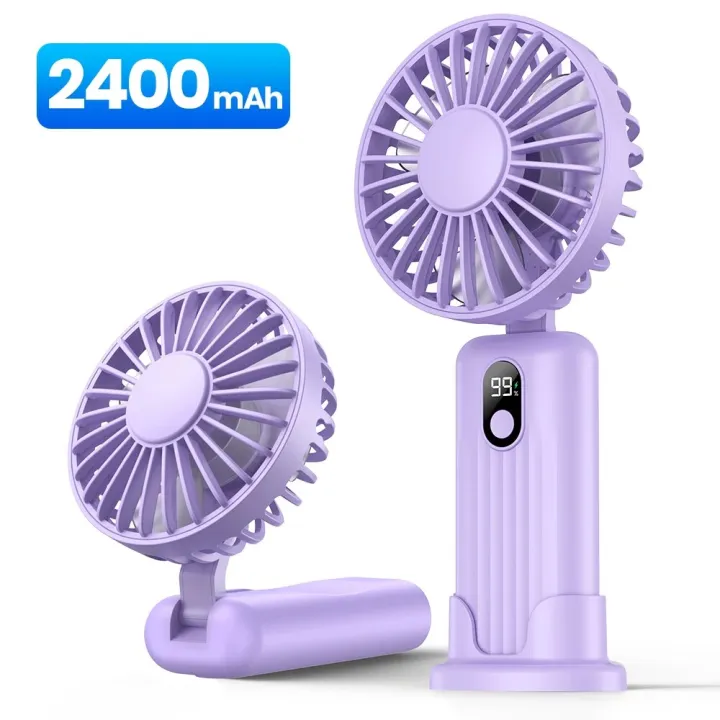TOPK%20Portable%20Mini%20Fan,2400mAh%20USB%20Rechargeable%20Hand%20Neck%20Fan%203in1%20Personal%20Electric%20Fan%20Standing%20Fans%20for%20Room%20Camping%20Foldable%20-%20Image%207