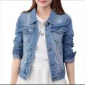 Ladies Denim Jacket - Stylish and Durable for Casual Wear. 