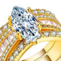 【Toy life hall】Wedding Shiny Couple Rings. 
