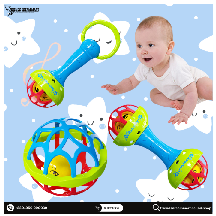 Bright Starts Oball Shaker Rattle Toy