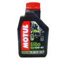 Motul-5100 4T SAE 10W40 4-Stroke Motor Oil (1 Liter). 