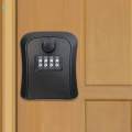 Key Storage Lock Box Combination Lock Box 4 Digit for Indoor Home Garden Garage Store.