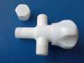 Twin Angle Valve 2 in 1 PVC Plastic for basin commode and bathroom. 