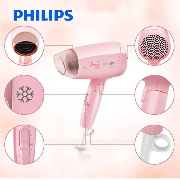 Philips%20BHC010/00%20Essential%20Care%20Compact%20Hair%20Dryer%20%7C%201200%20Watt%20-%20Image%202