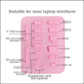 Colorful Silicone Anti Dust Plug -for Laptop Port Cover Stopper Notebook Computer Dustproof USB Interface Waterproof Plug. 