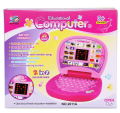 Pink EDUCATIONAL Computer and Learning ABCD, Words & Number Battery Operated Kids Laptop with LED Display and Music.