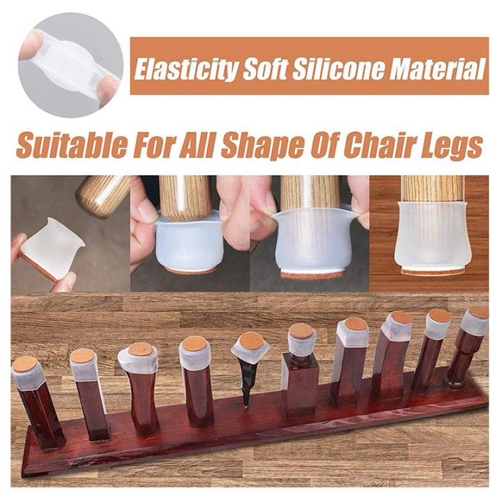 Silicone%20Chair%20Leg%20Caps%20with%20Felt%20Pads%20-%20Free%20Moving%20Table%20Leg%20Covers,%2016Pcs%20Stool%20Leg%20Protectors%20Prevent%20Noise%20Black%20-%20Image%204