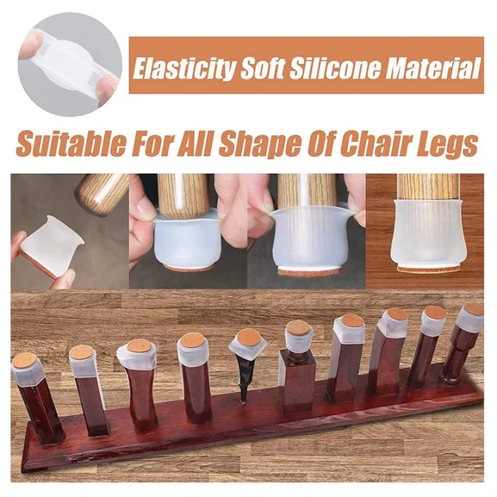 Silicone%20Chair%20Leg%20Caps%20with%20Felt%20Pads%20-%20Free%20Moving%20Table%20Leg%20Covers,%2016Pcs%20Stool%20Leg%20Protectors%20Prevent%20Noise%20Black%20-%20Image%204