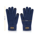 Women Men Warm Winter Touch Screen Gloves Stretch Classical Knit Mittens Wool Full Finger Outdoor Cycling Driving Gloves. 