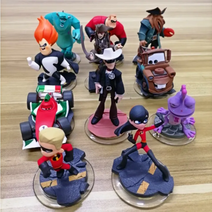 Disney%20Infinity%20Francesco%20Mater%20Lone%20Ranger%20Jack%20Sparrow%20Davy%20Jones%20Syndrome%20Dash%20Elastigirl%20Mr.Incredible%20Doll%20Model%20Toy%20Figure%20-%20Image%202