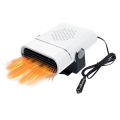 12V 150W Portable Electric Car Heater Rotation Heating Cooling Fan Warmer Wind Defrosting ABS 2in1 Snow Demister Defroster Eatop. 