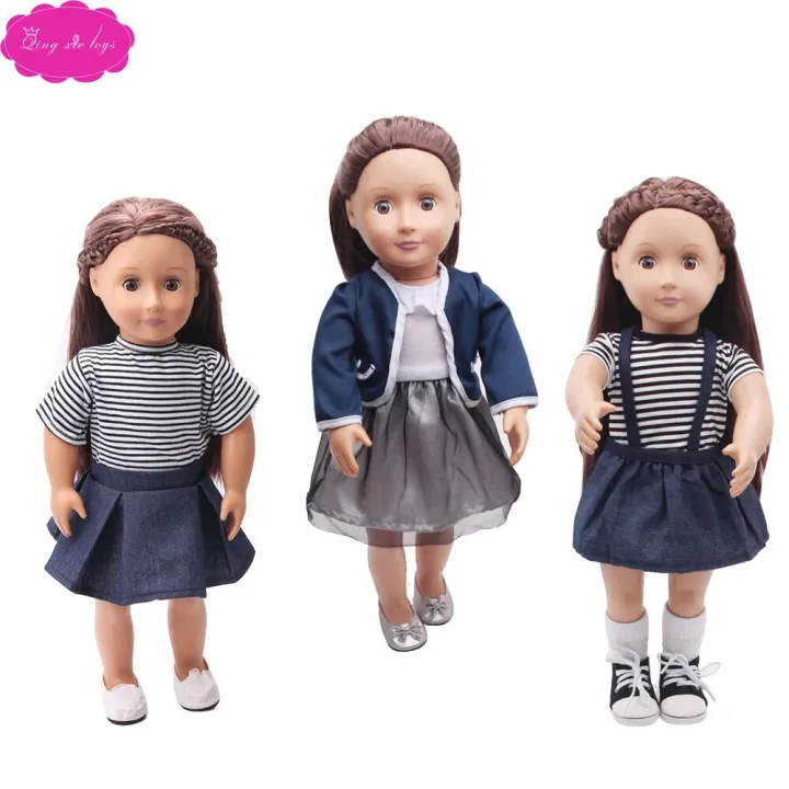 %E3%80%90The%20road%20to%20happiness%20Store%E3%80%9118%20inch%20Girls%20doll%20clothes%202%20pcs%20skirt%20suit%205%20style%20American%20newborn%20dress%20Baby%20toys%20fit%20baby%20dolls%20-%20Image%203