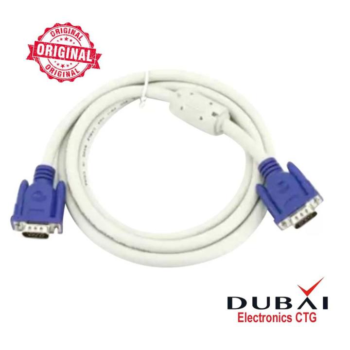 VGA Cable 1.5m high quality VGA for computer monitors is not only any noise, originally used on digital high-definition TV, plasma TV, LCD TV, rear projection TV, projector, DVD