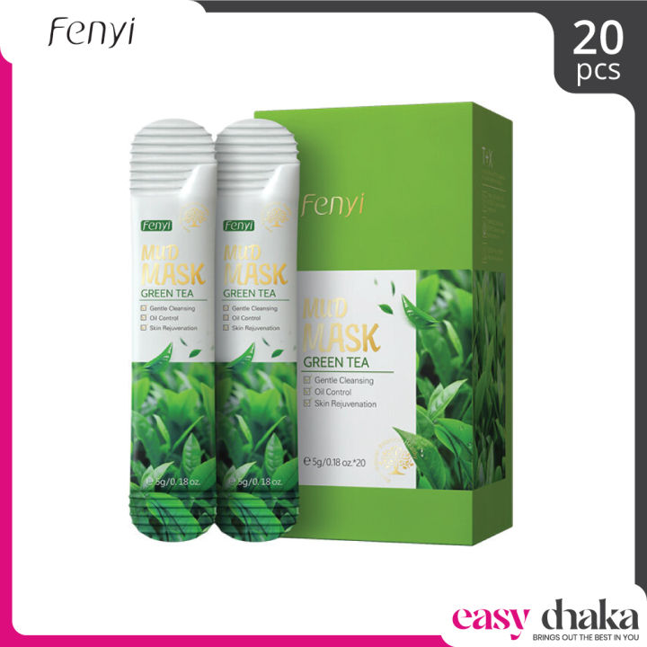 Fenyi Greentea Mud Mask (Full Box)