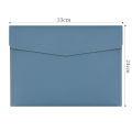 Quality PU Leather Document Bag Multipurpose Use A4 Size-Compatible Femme Design PU Leather Pouch Portable Pouch Document. 
