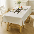 Waterproof, stainproof, heat insulation, fashionable, new products, simple dotted line, watercolor tablecloth, cover cloth, coffee table cloth, desk fabric, tablecloth, tablecloth, tablecloth. 