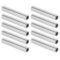 10pcs Aluminum Round Tube 50mm Length 8mm OD 6mm Inner Dia Seamless Tubing 6100. 