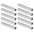 10pcs Aluminum Round Tube 50mm Length 8mm OD 6mm Inner Dia Seamless Tubing 6100. 