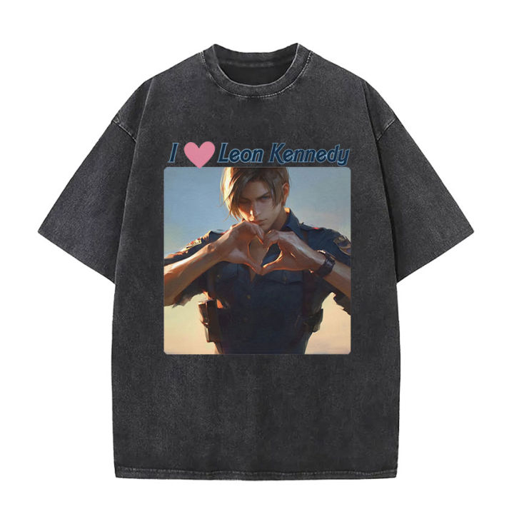 Limited%20Leon%20S%20Kennedy%20Graphic%20Tee%20Shirt%2090s%20Resident%20Evil%204%20Vintage%20Washed%20T-Shirt%20Y2k%20Men's%20Gothic%20Clothing%20Oversized%20T%20Shirts%20-%20Image%206